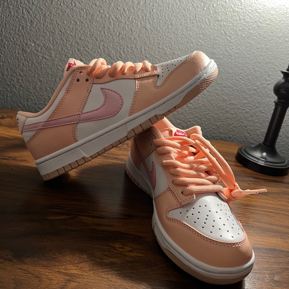 Pink Nike Low Dunks